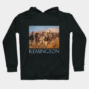 Dismounted (1890) by Frederic Remington Hoodie